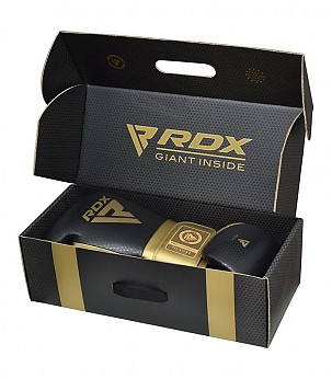 RDX L2 MARK PRO SPARRING BOXING GLOVES BLACK / GOLDEN 16OZ poksikindad