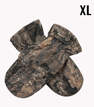 DEERHUNTER Rusky Silent REALTREE TIMBER™ mittens for hunting and outdoors, size XL Aksessuaar