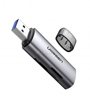 UGREEN CM216 SD/TF USB 3.0 (grey) mälukaart