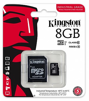 KINGSTON MEMORY MICRO SDHC 8GB UHS-I mälukaart
