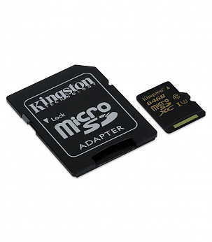 KINGSTON MEMORY MICRO SDXC 64GB UHS-3 mälukaart