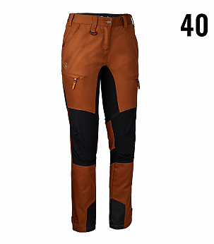 DEERHUNTER Lady Roja Trousers in burnt orange colour for hunting and outdoors, size 40 Püksid