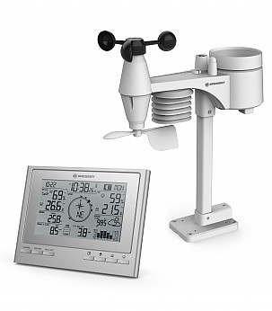 BRESSER 7-in-1 Exclusive Weather Center ClimateScout RC silver ilmajaamad
