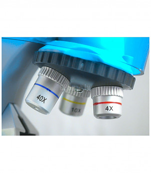 LEVENHUK Microscope for Children with Experimental Kit K50 LabZZ M101 Gray 40x-640x mikroskoobid