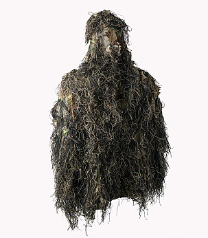 DEERHUNTER Sneaky Ghillie Pull-over Set with gloves for men for hunting and outdoors, size 2XL/3XL seatud